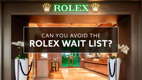 rolex waiting list 2024|current rolex wait times.